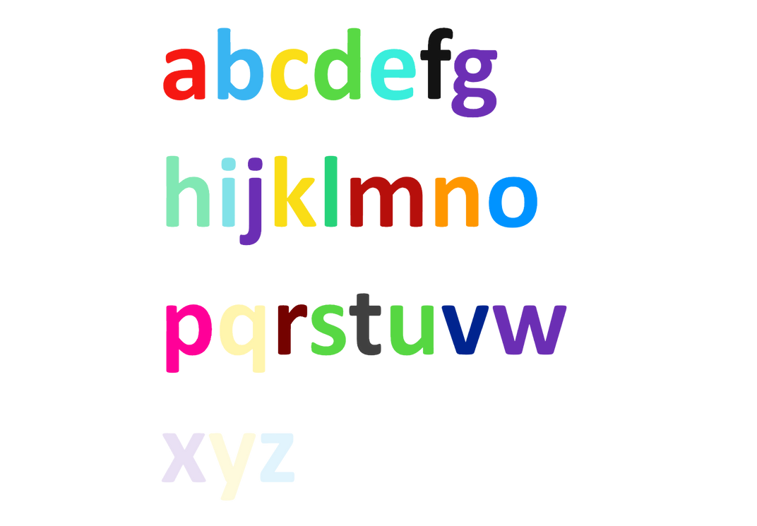 Alphabet In Lowercase Lowercase Alphabet by aidasanchez0212 on DeviantArt
