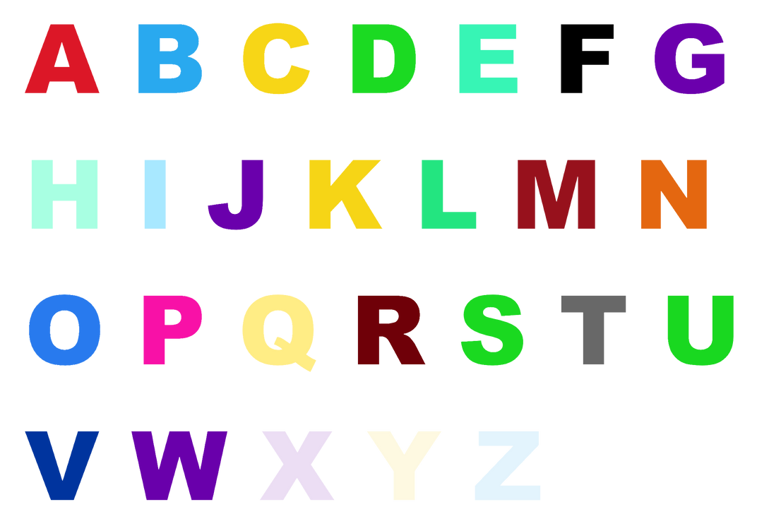 Alphabet Uppercase By Aidasanchez0212 On Deviantart