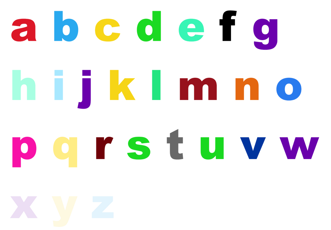 Alphabet In Lowercase Letters Alphabet Lowercase by aidasanchez0212 on DeviantArt
