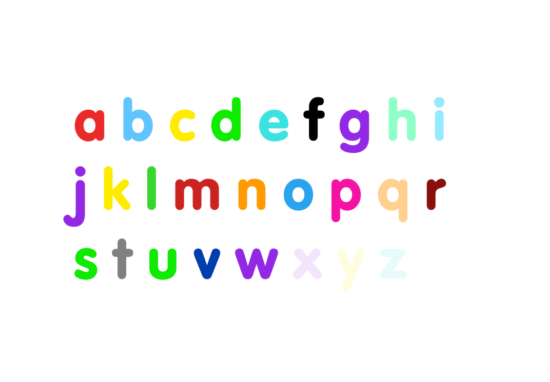 Lowercase Letters by aidasanchez0212 on DeviantArt