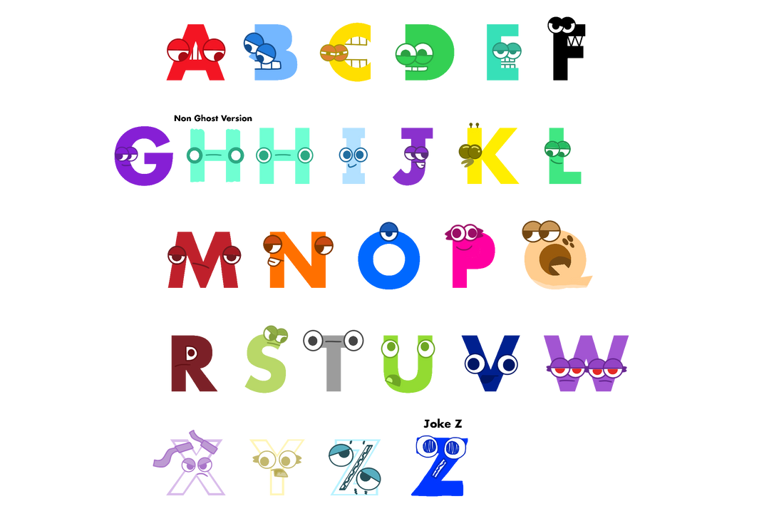 Alphabet Lore Letters In My Style by aidasanchez0212 on DeviantArt