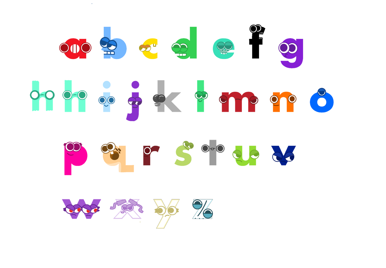 Redrawing Lowercase Alphabet Lore v w x and y by AlphaloreFan334