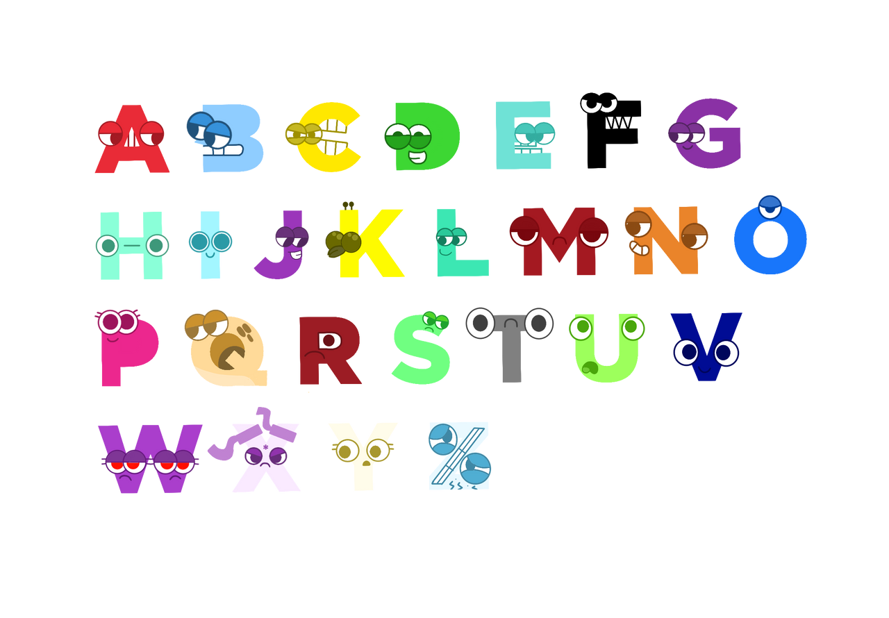 Alphabet Lore In My Style by aidasanchez0212 on DeviantArt