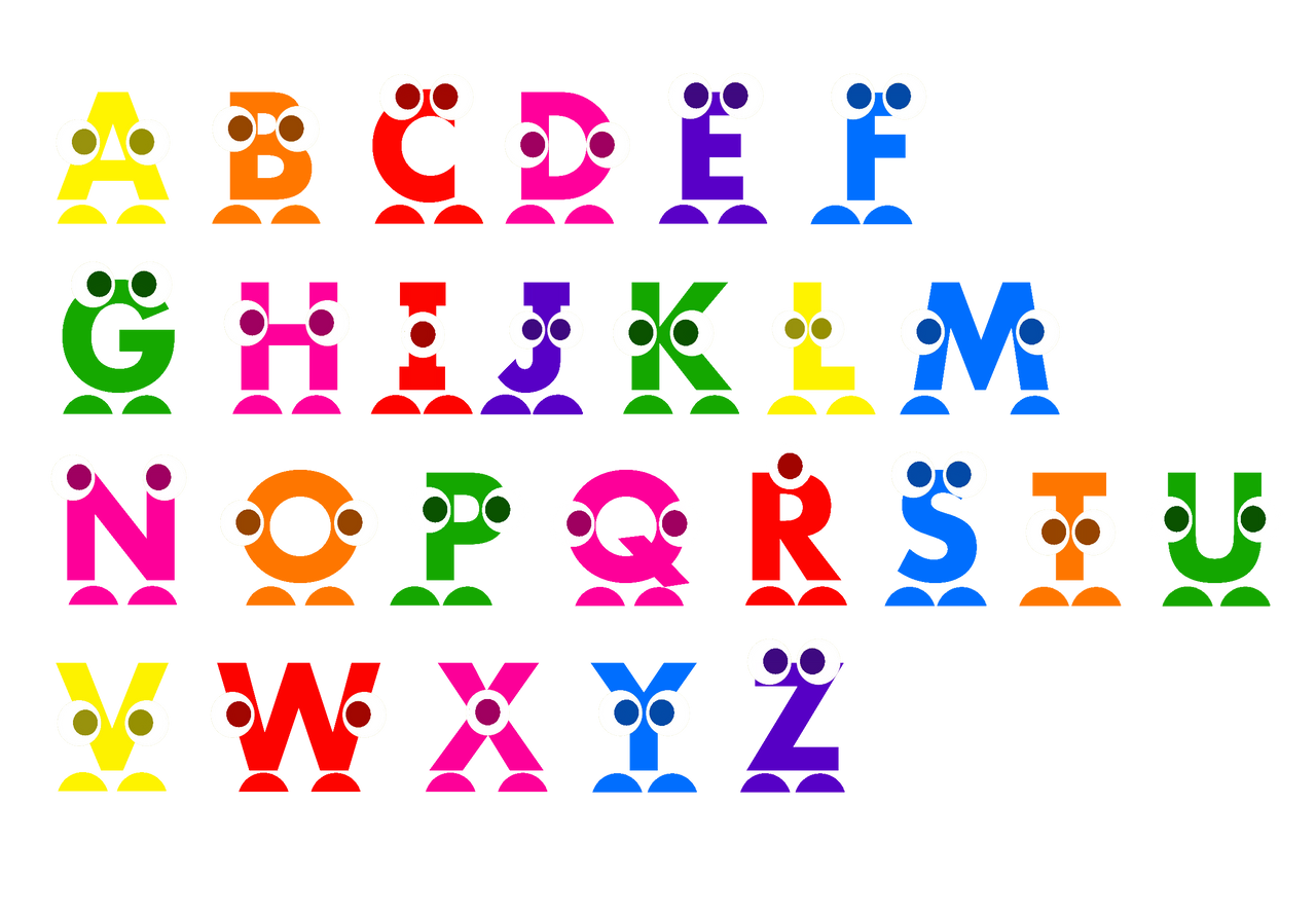 Updated Alphabet (Updated) Alphabetians by aidasanchez0212 on DeviantArt