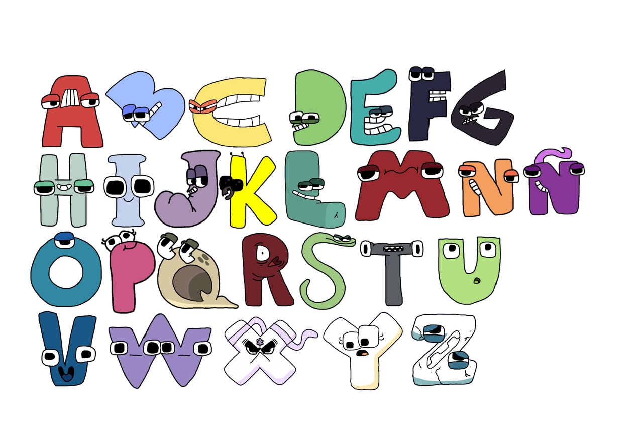 The Squad (Old + Spanish Alphabet Lore Edition) by MAKCF2014 on DeviantArt
