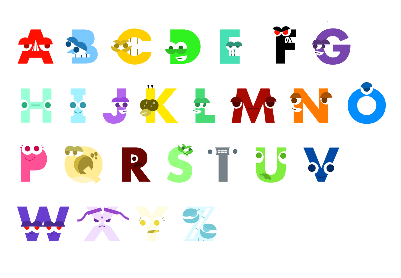Alphabet lore but in my art style AND I MESSED UP THE FIRST PART INSTE, alphabet  lore