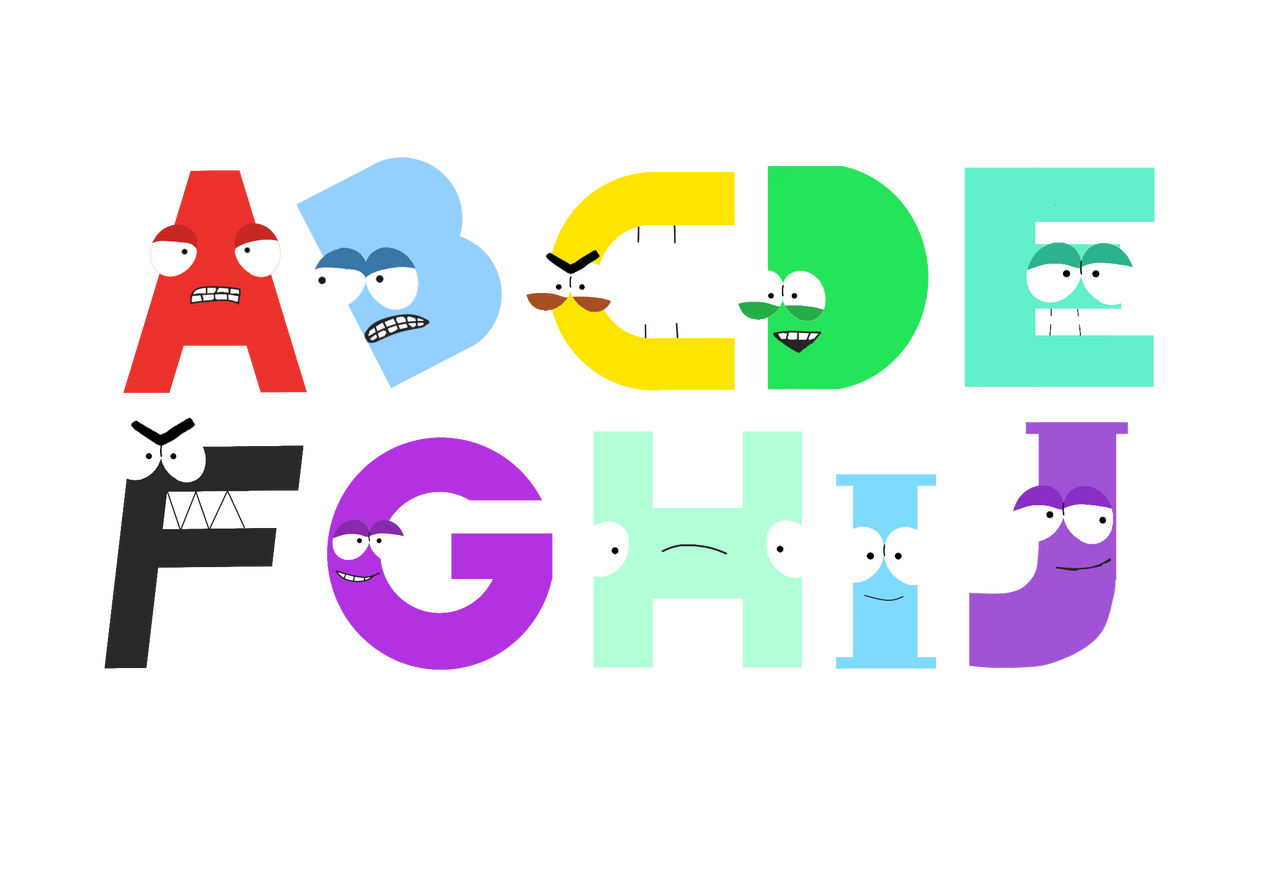 Alphabet Lore Letters In My Style by aidasanchez0212 on DeviantArt