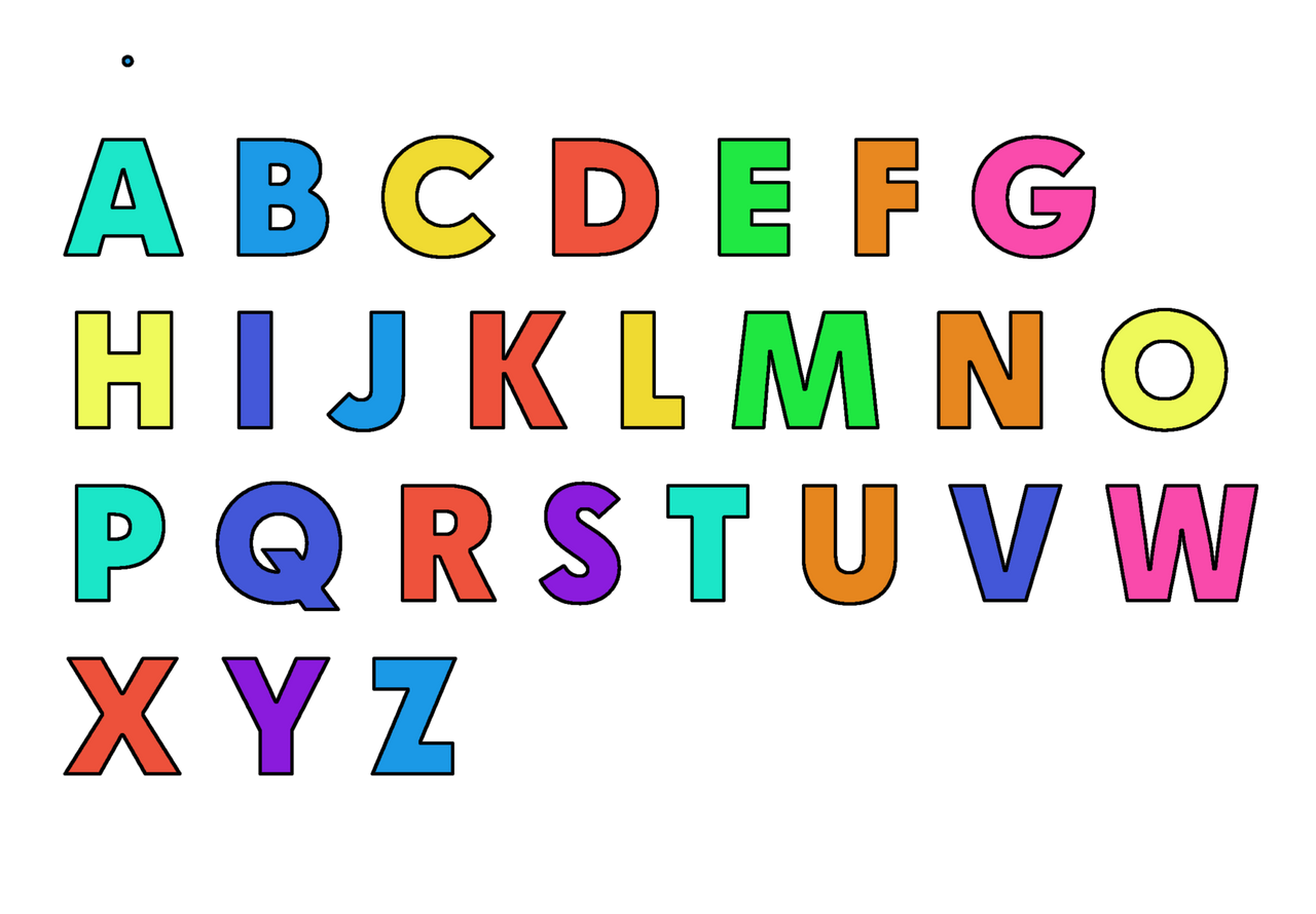 TVOKIDS Lowercase Alphabet 3D Printed Letters Logo 3D Printing