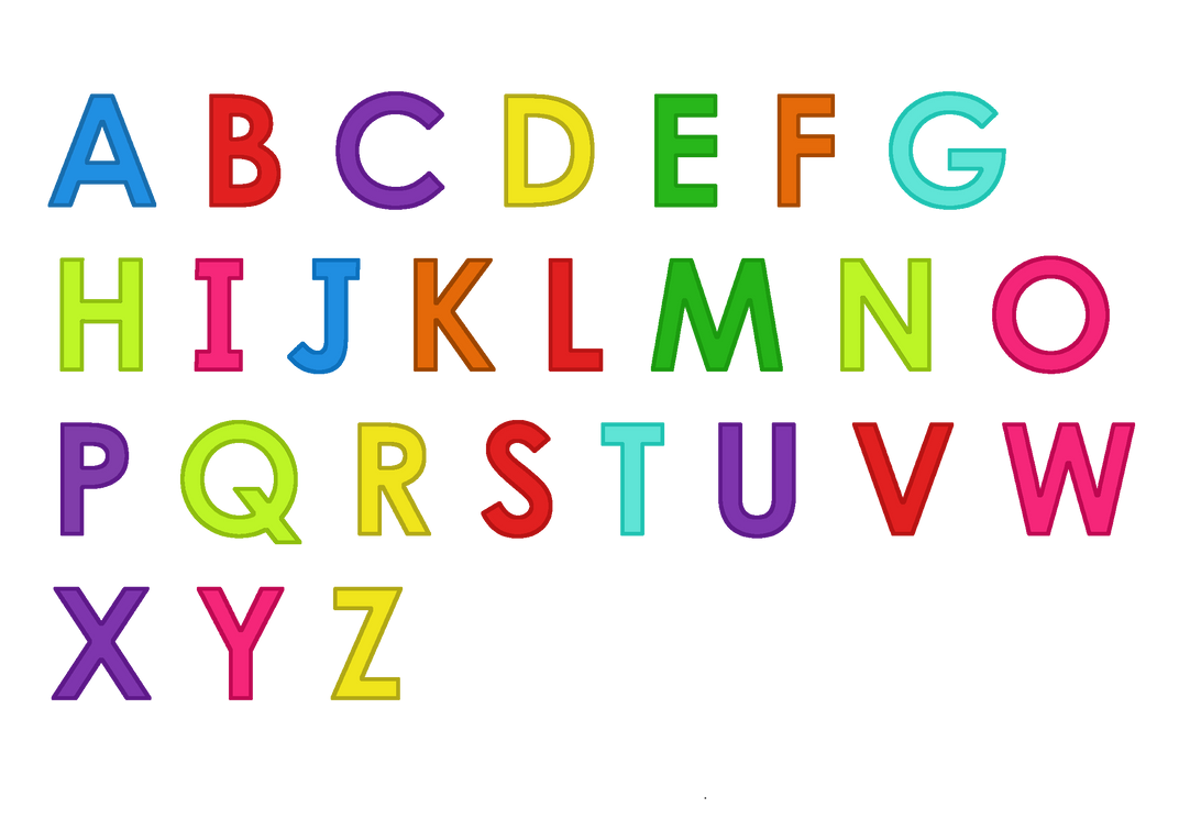 The Alphabet Letters by aidasanchez0212 on DeviantArt