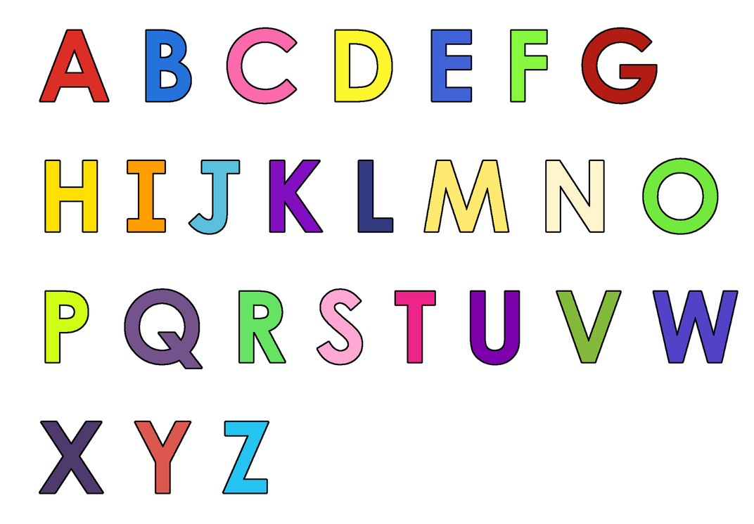 Alpha Bits Letters (Non-Alive) by aidasanchez0212 on DeviantArt