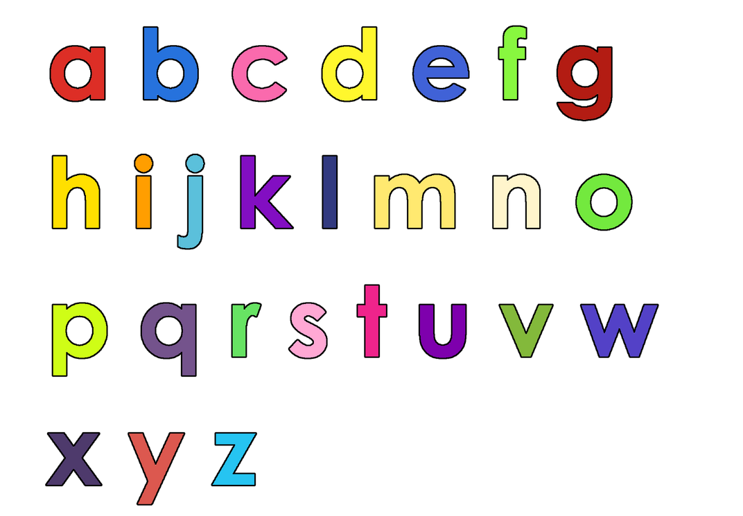 Alpha-Bits Letters (Non Alive) by aidasanchez0212 on DeviantArt