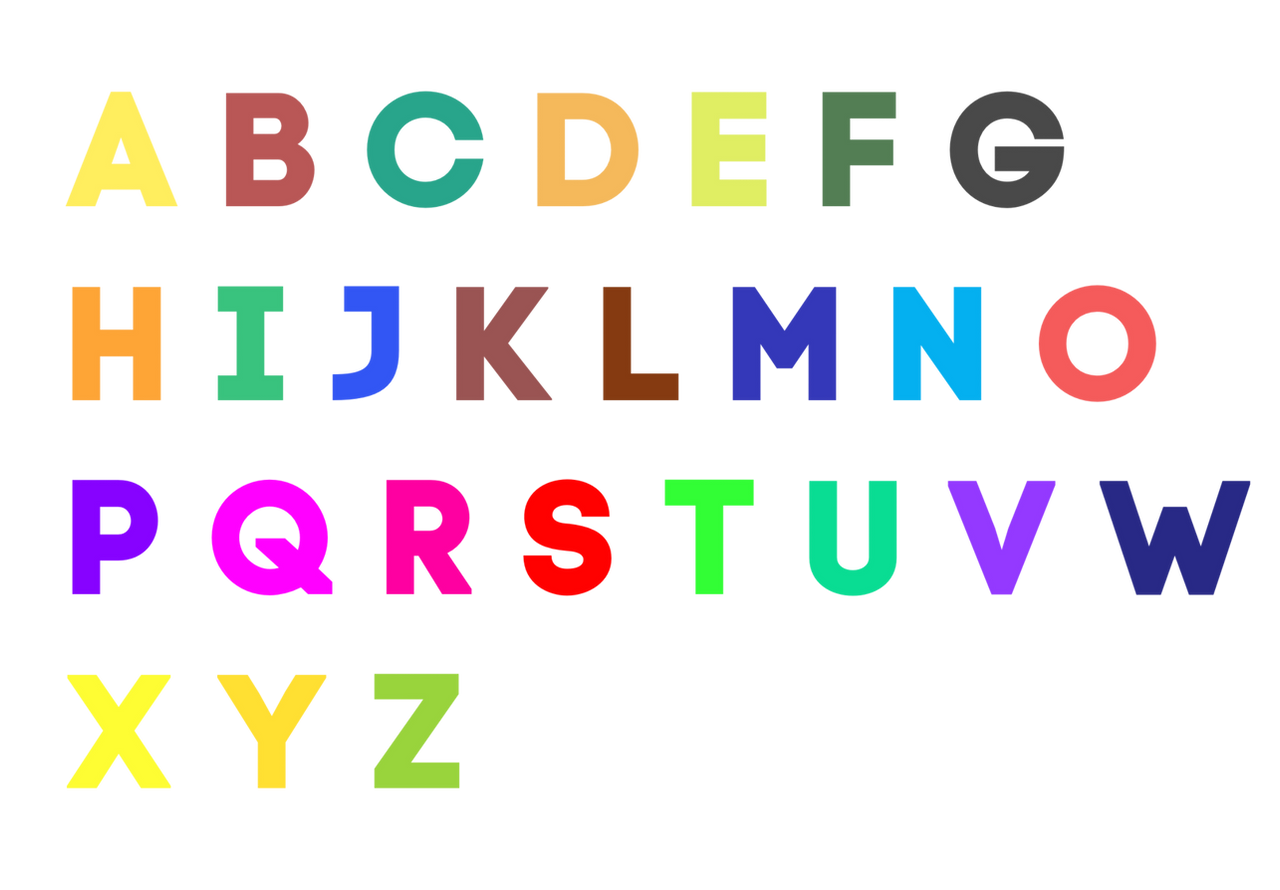 Alphabet Letters by aidasanchez0212 on DeviantArt