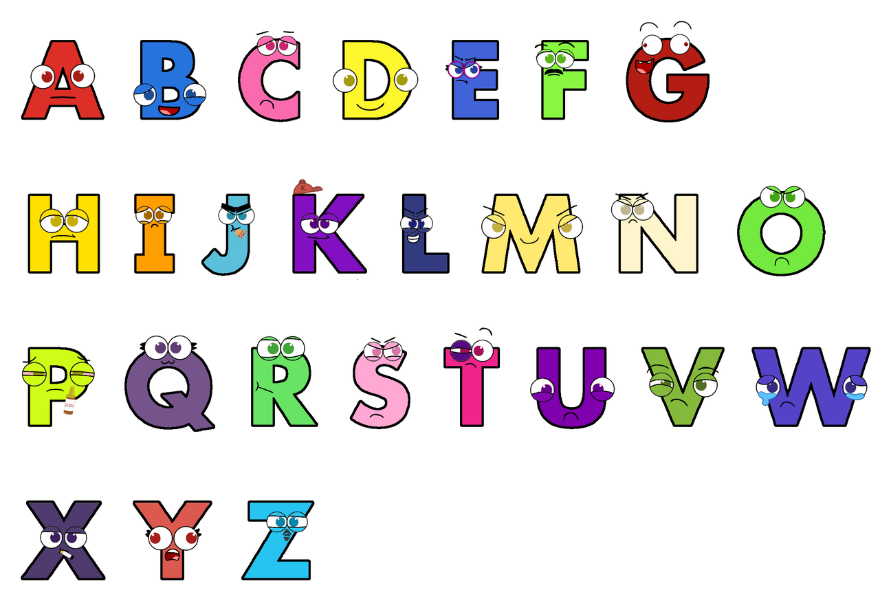 (UPDATED) Alpha-Bits Letters by aidasanchez0212 on DeviantArt