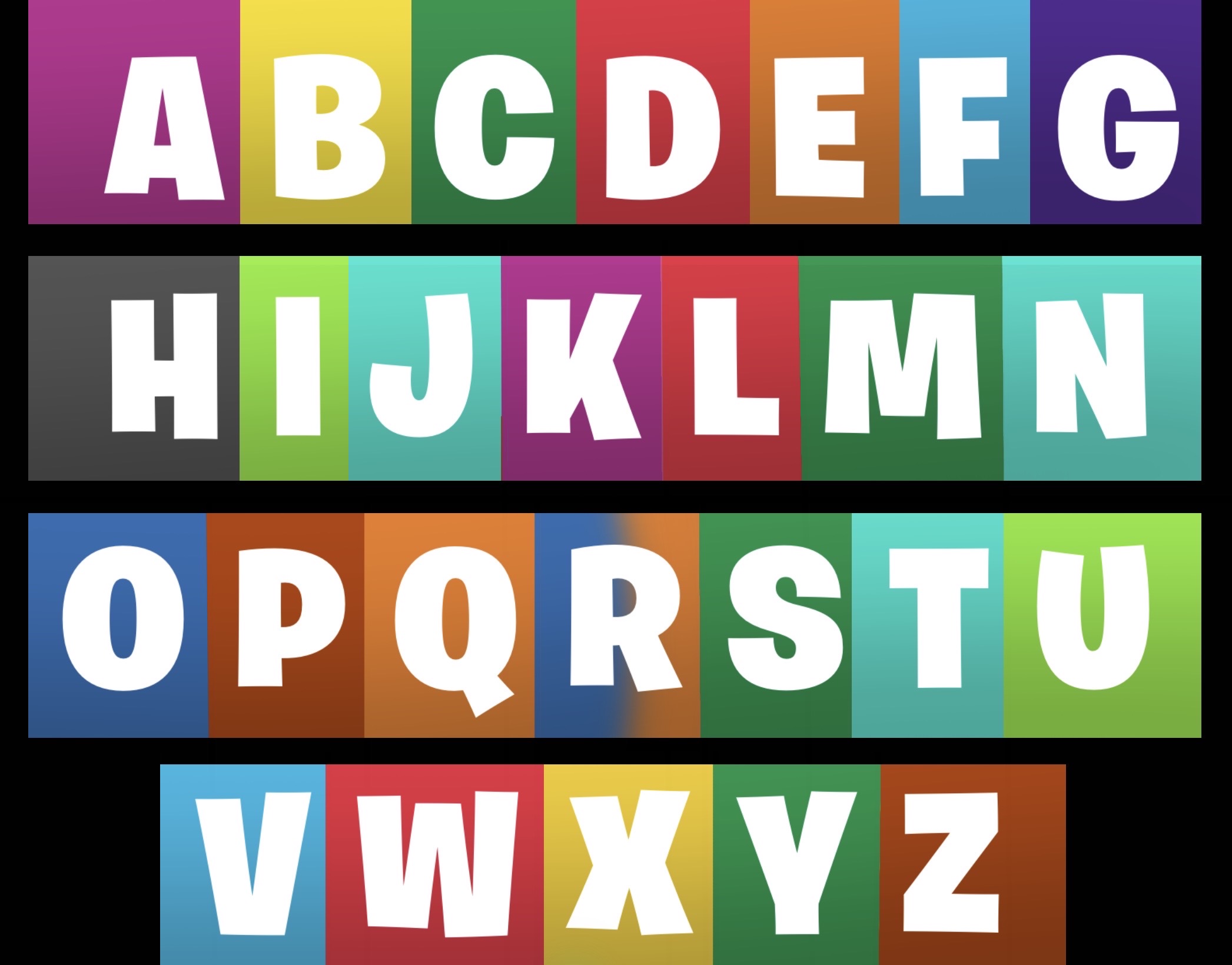 TVOkids Letters in Champion Sans Font by jesnoyers on DeviantArt