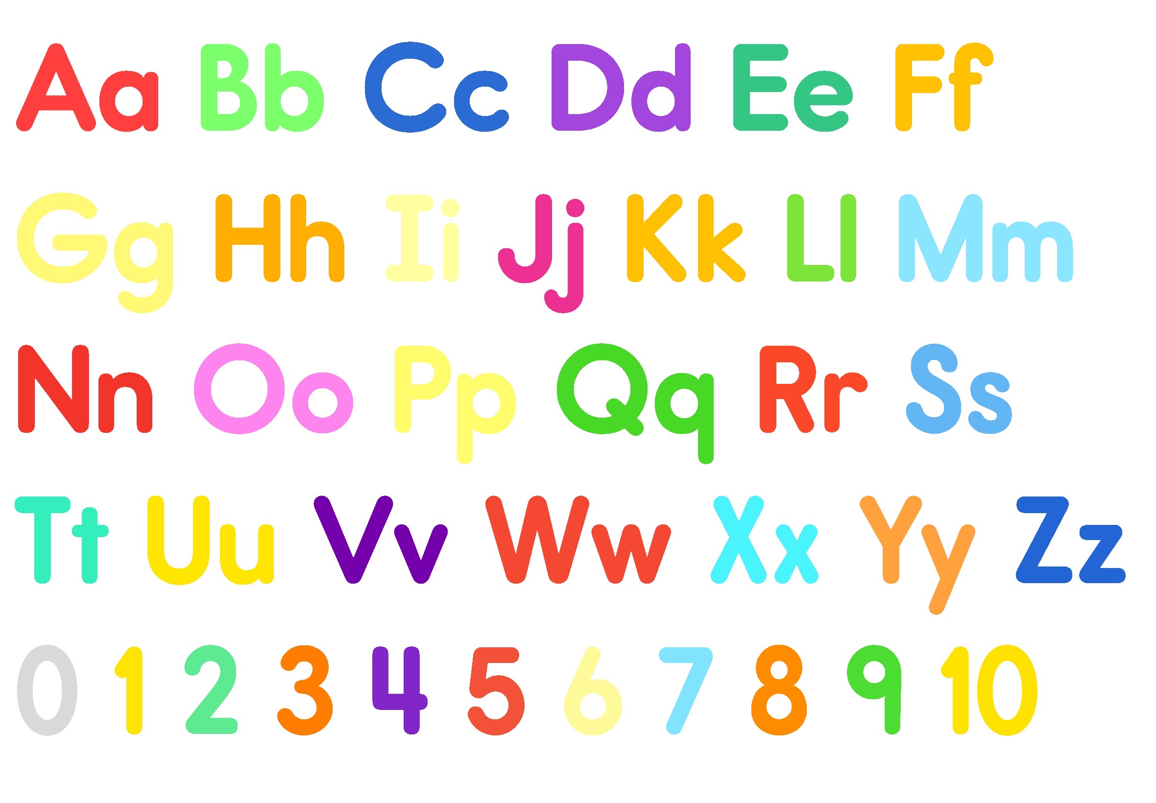 The Uppercase And Lowercase Letters And Numbers by aidasanchez0212 on ...