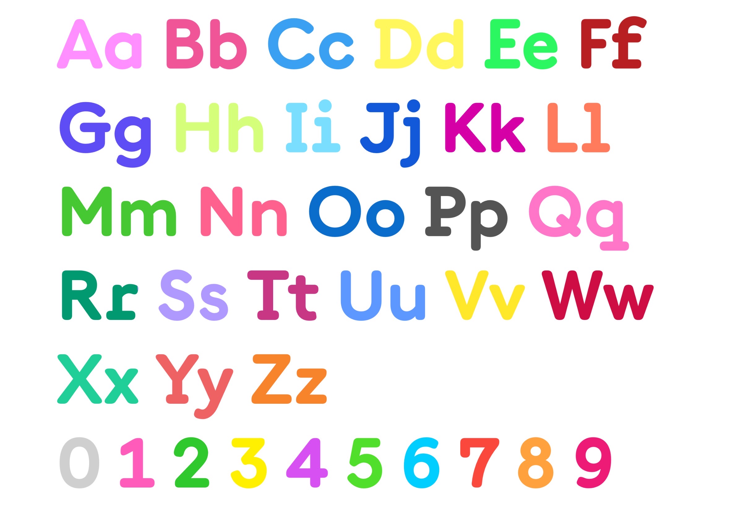 I Made Some Of These Letters And Numbers by aidasanchez0212 on DeviantArt