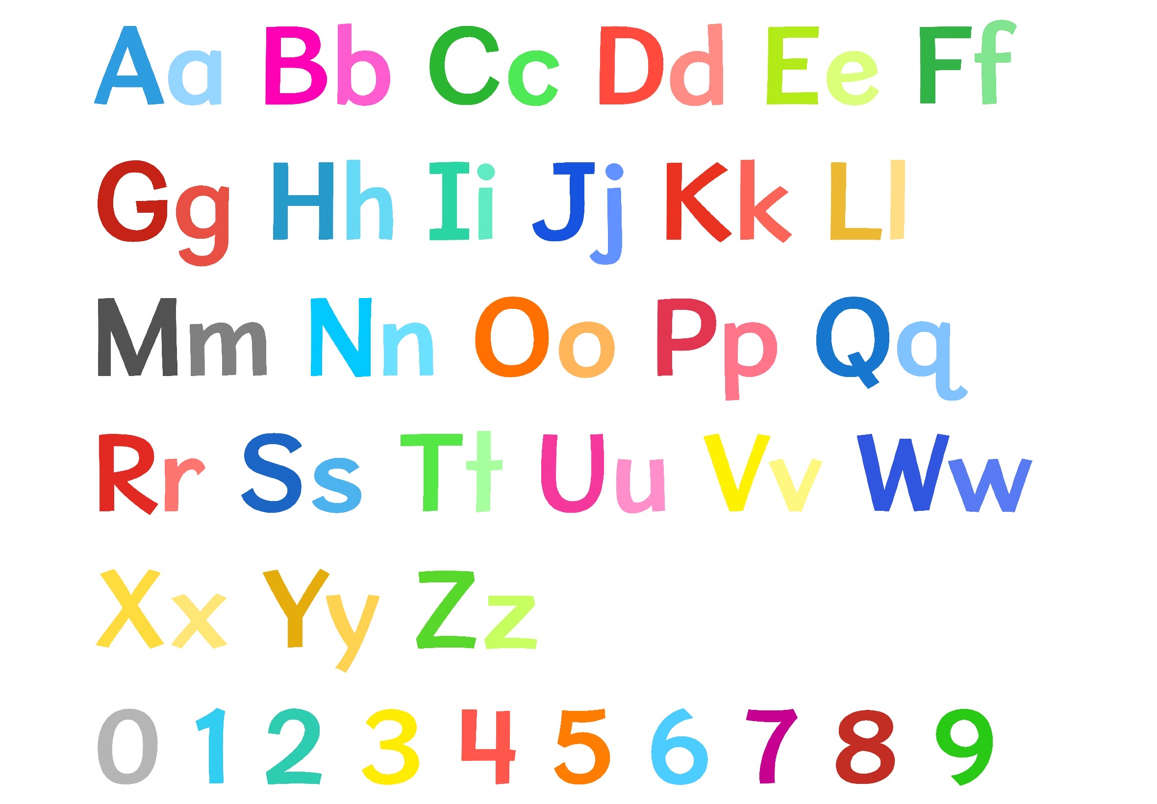 Letters And Numbers by aidasanchez0212 on DeviantArt