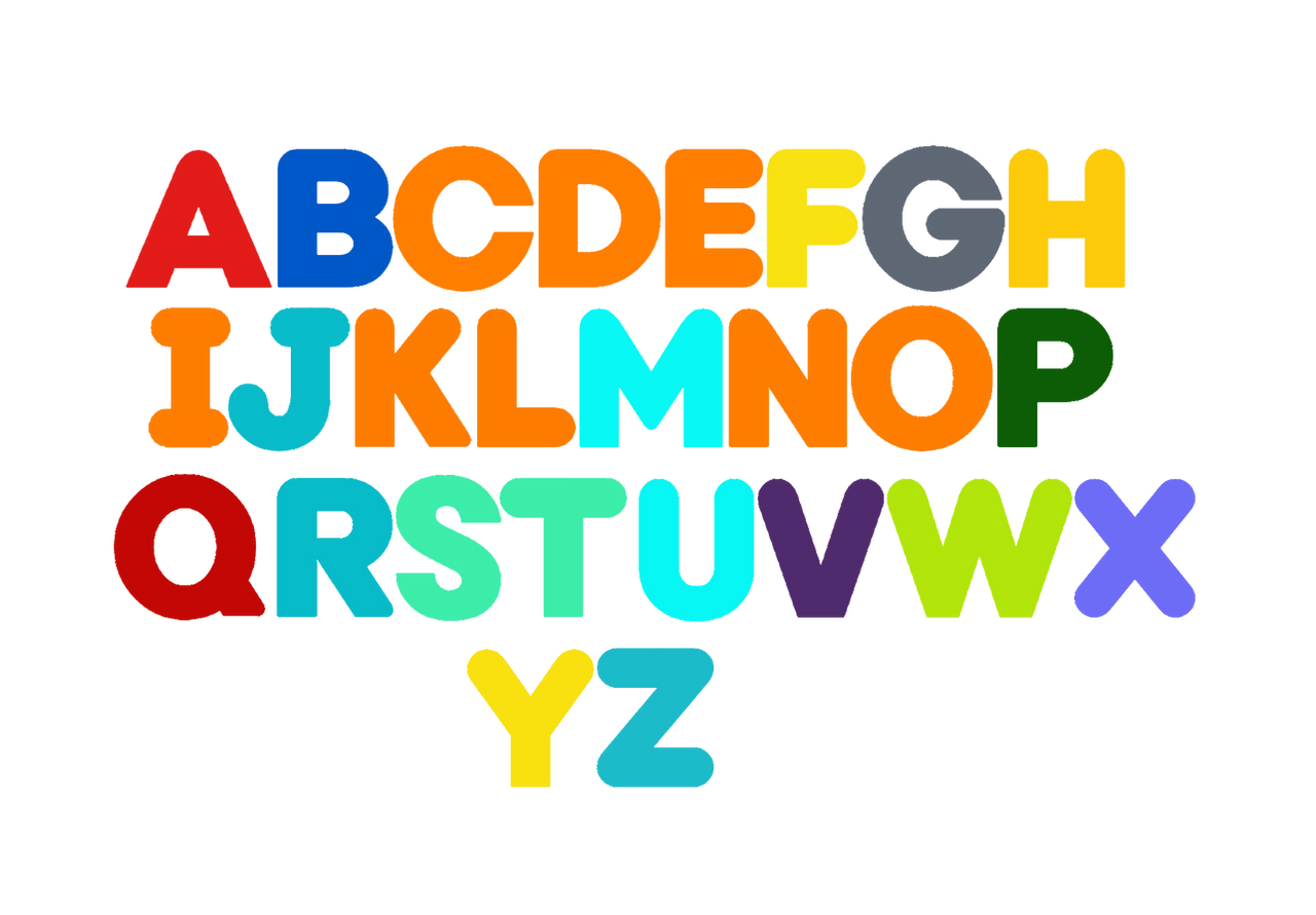 Uppercase Nickelodeon Letters by aidasanchez0212 on DeviantArt