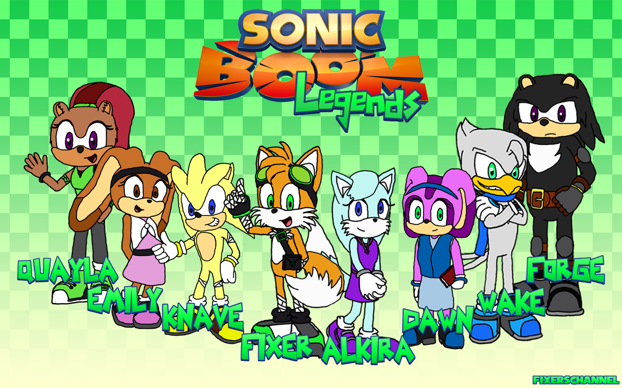 Sonic Boom Characters by Knuxy7789 on DeviantArt