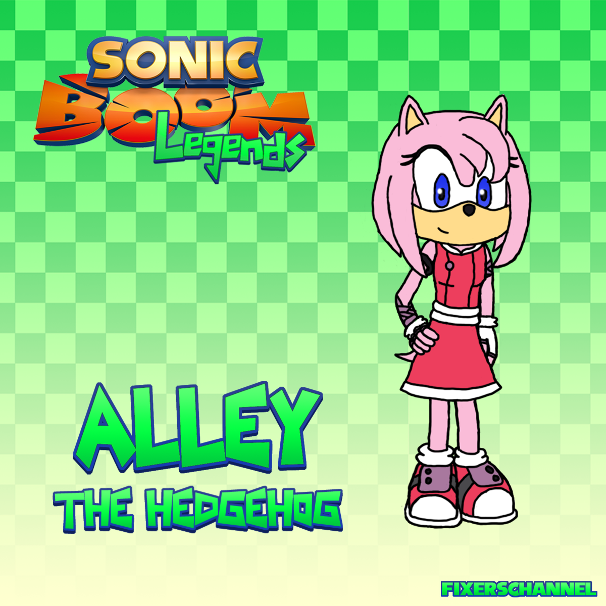 Alley Rose the Hedgehog (Sonic Boom Legends) {OLD}