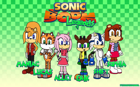 Sonic Boom: Legends 'Wave 2 Characters'