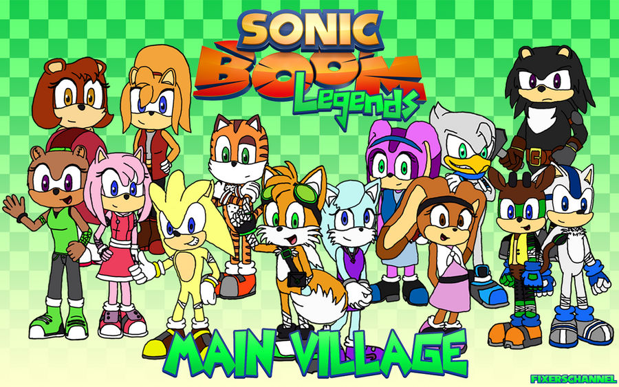 Sonic Boom Legends: Main Village Cast