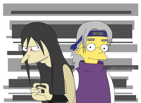 Orochimaru and Kabuto - Simpsons Crossover