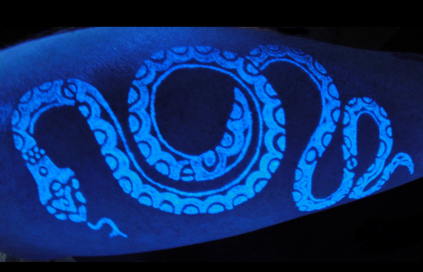 Blacklight snake