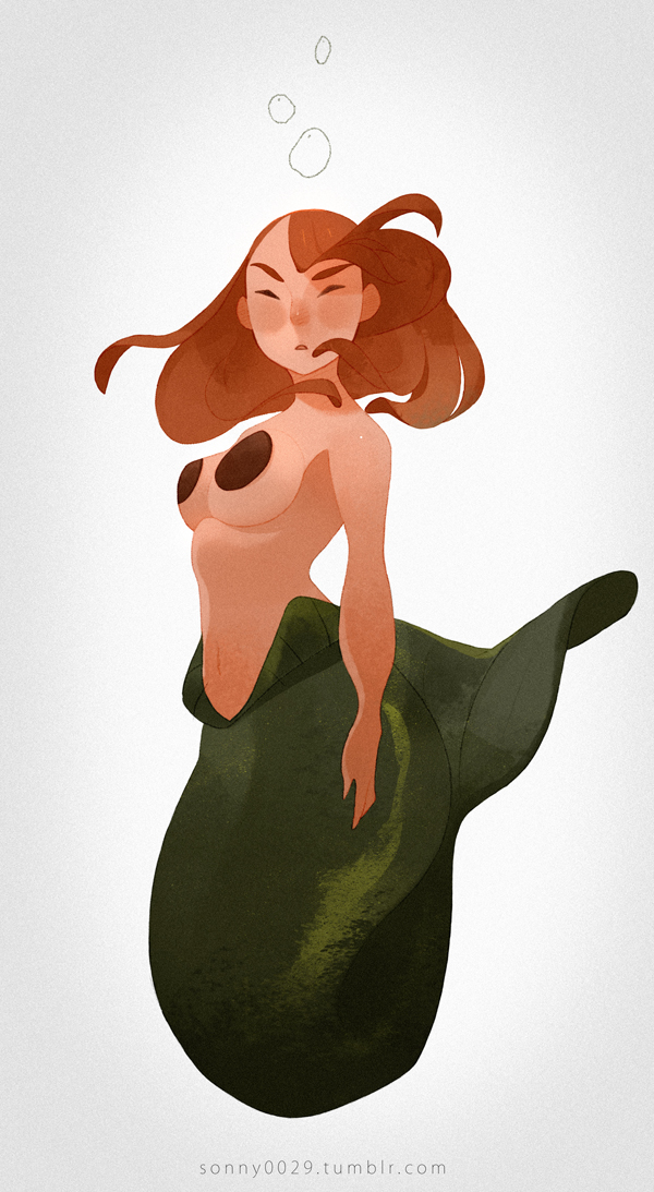 Mermaid Sketch_Dailies