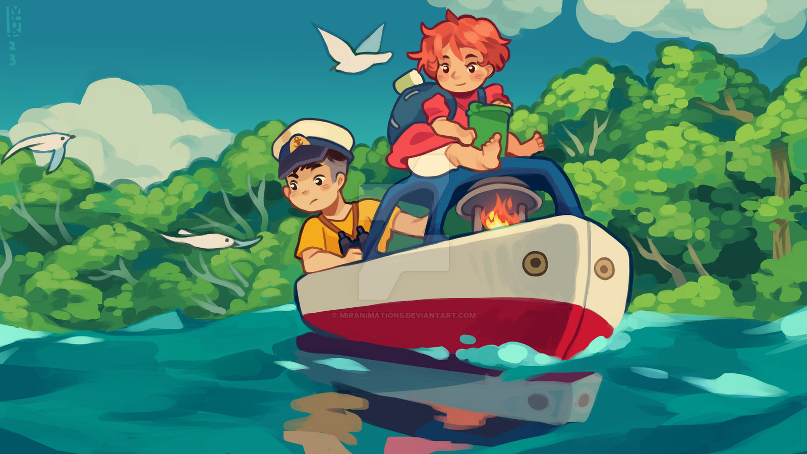 ponyo screencap redraw by Miranimations on DeviantArt