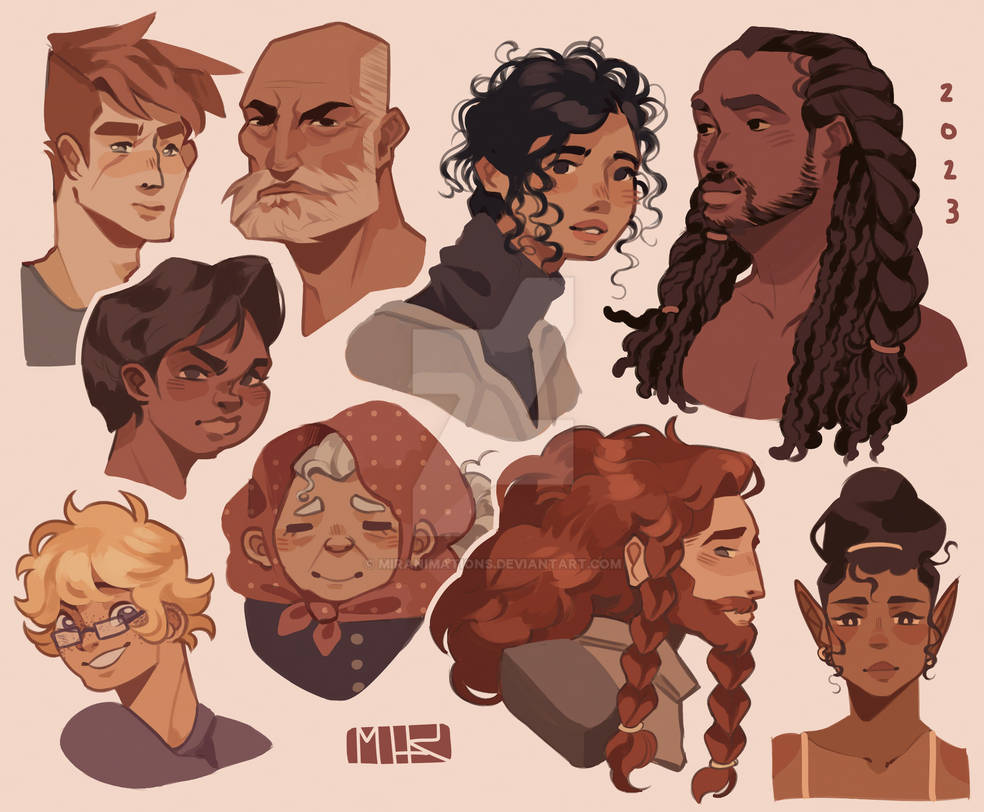portrait practice by Miranimations on DeviantArt
