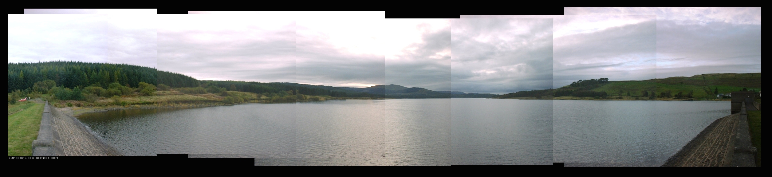 Carron Reservoir Panorama