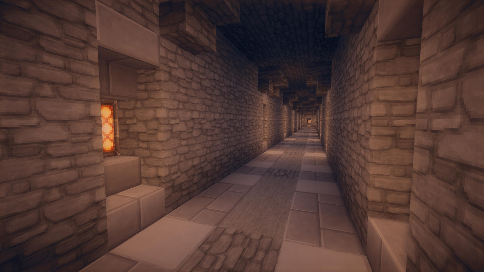 Minecraft - Simple Tunnel by MaceMadunusus on DeviantArt