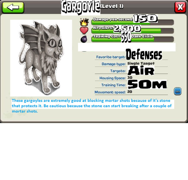 Newest Troop In Clash Of Clans Gargoyle By Mlgnoscoper21 On Deviantart Newest Troop In Clash Of Clans Gargoyle By Mlgnoscoper21 On Deviantart