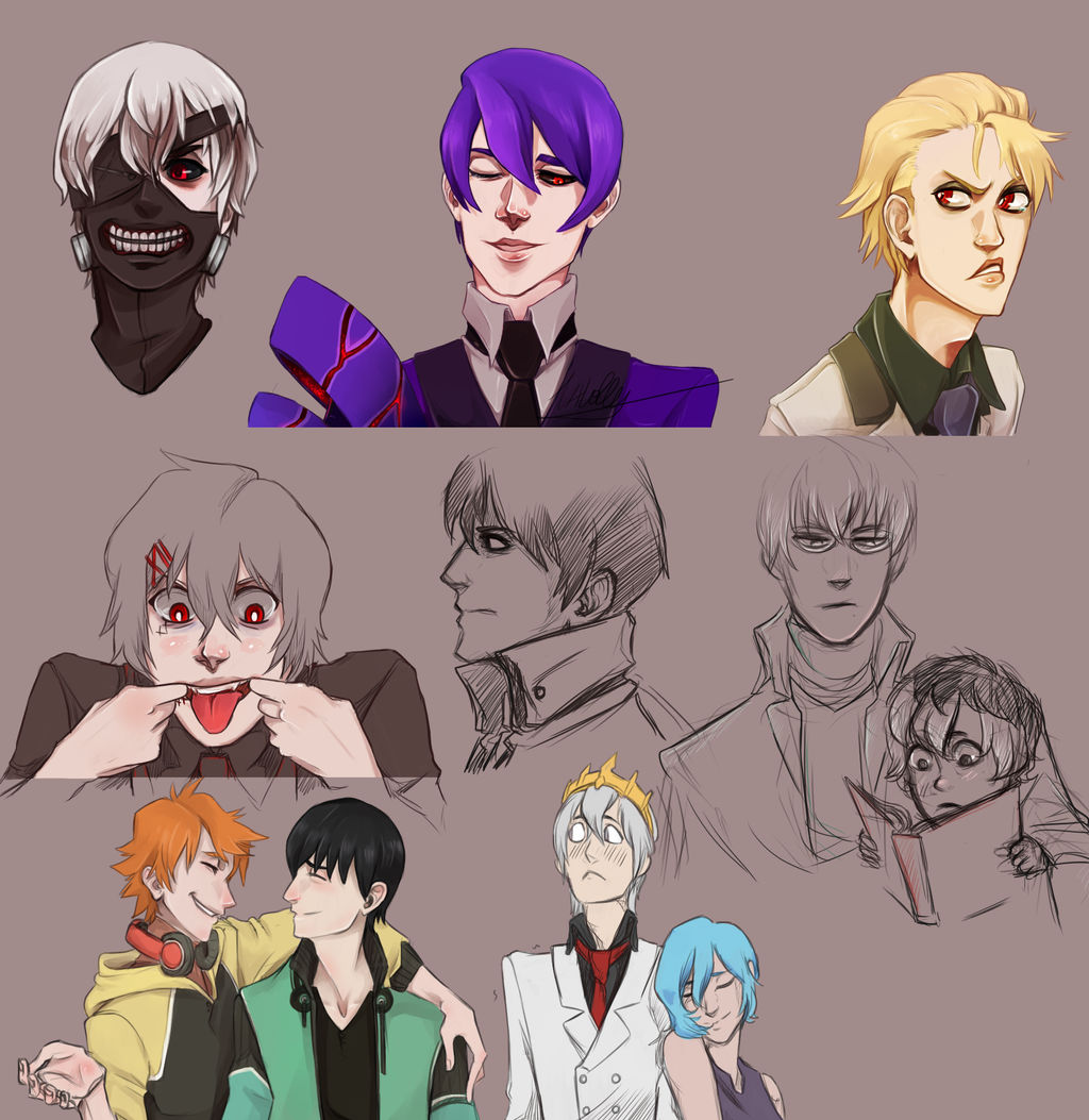 Tokyo ghoul sketches