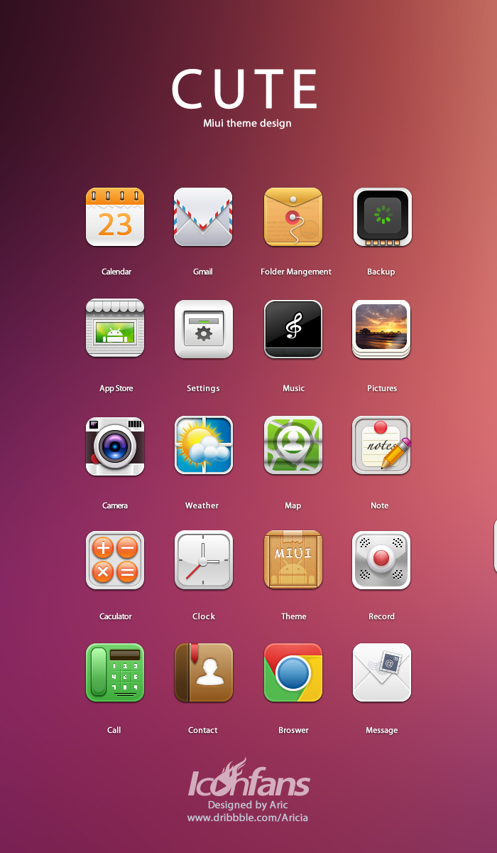 app icons