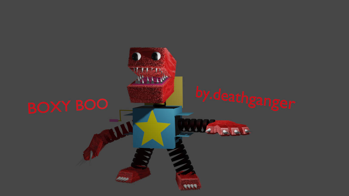 Boxy Boo - Project Playtime 3D model DOWNLOAD by Cyberon1ck on DeviantArt