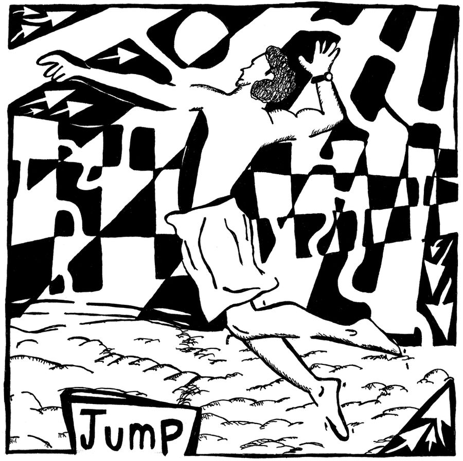 Jump Maze By Yonatan Frimer by ink-blot-mazes