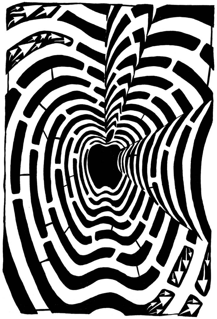 iMaze - Maze of Mac Logo by ink-blot-mazes