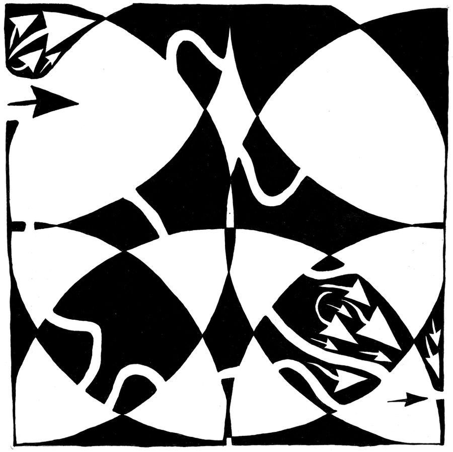 Rorschach Maze by ink-blot-mazes