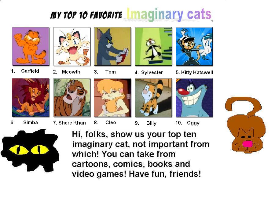 My Top Ten Imaginary Cats