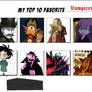 My Top Ten Vampires