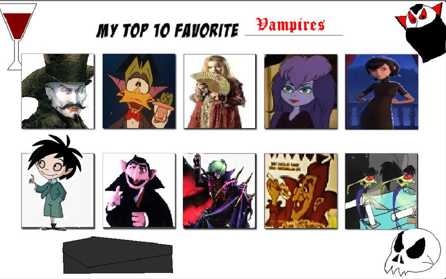 My Top 10 Favorite Animated Vampires