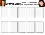 Sabine Bohlmann's best voice actor roles Meme by Austria-Man Sabine Bohlmann's best voice actor roles Meme by Austria-Man