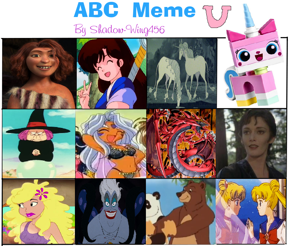 Abc Basic Meme ABC Meme: U by Austria-Man on DeviantArt