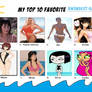 My Top Ten Favourite Swimsuit Girls