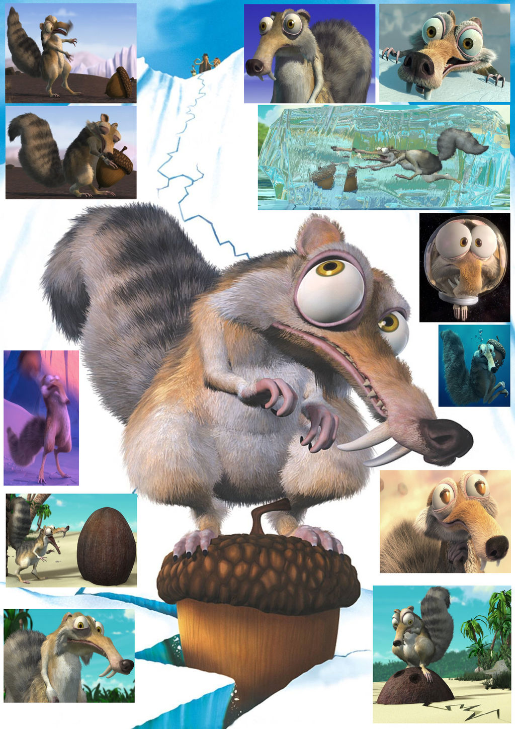Scrat Style Character Collage: Scrat by Austria-Man on DeviantArt