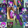Couple Collage: Grim and Hildy Gloom