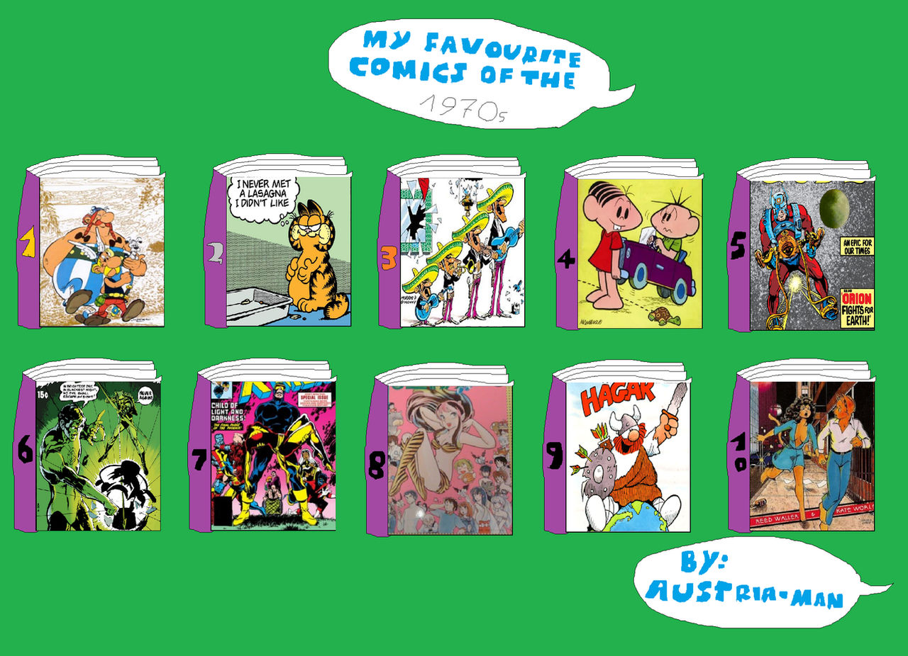 My Favourite Comics of the 1970s