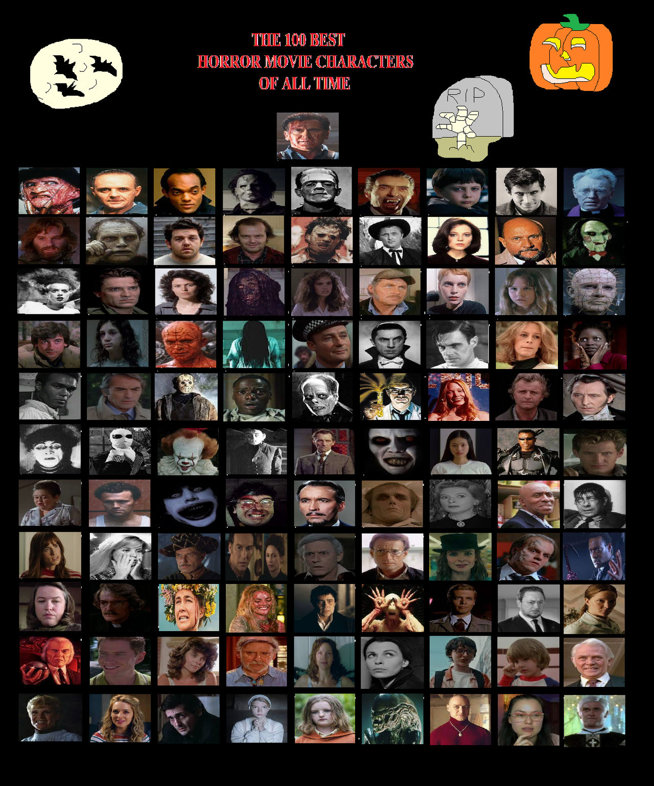 The 100 Best Horror Movie Characters of all Time